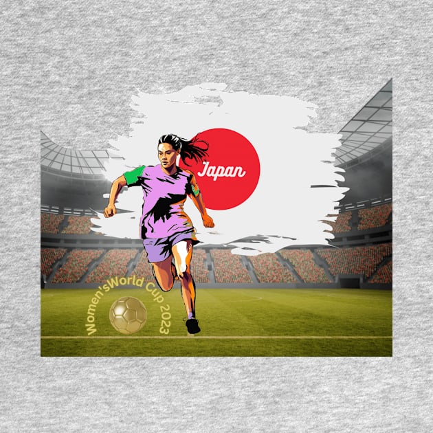 Japan Football Shirts, Unisex T-Shirt, Women’s World Cup, soccer t-shirts, football t-shirts, women’s football, Japanese national football by Clinsh Online 